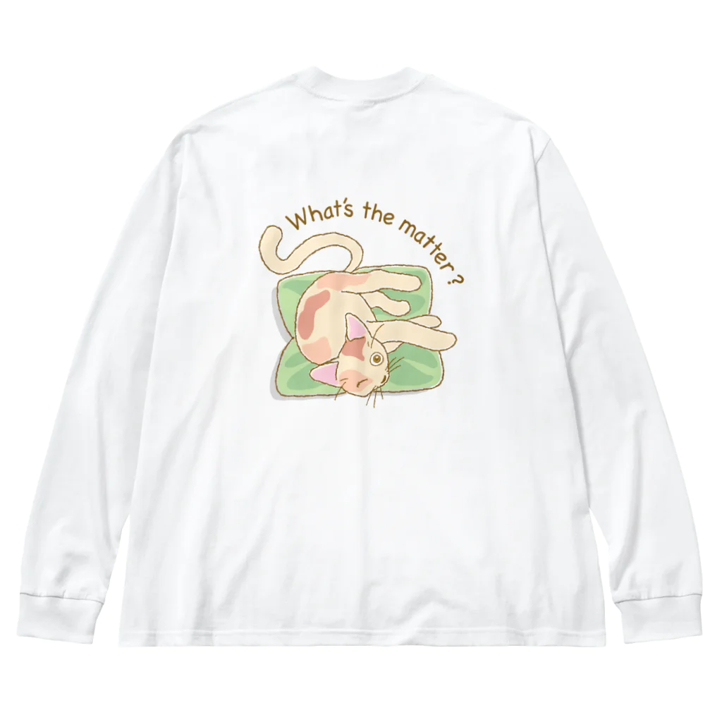 SoraTamagoのネコ part1 ts002 ビッグシルエットロングスリーブTシャツ