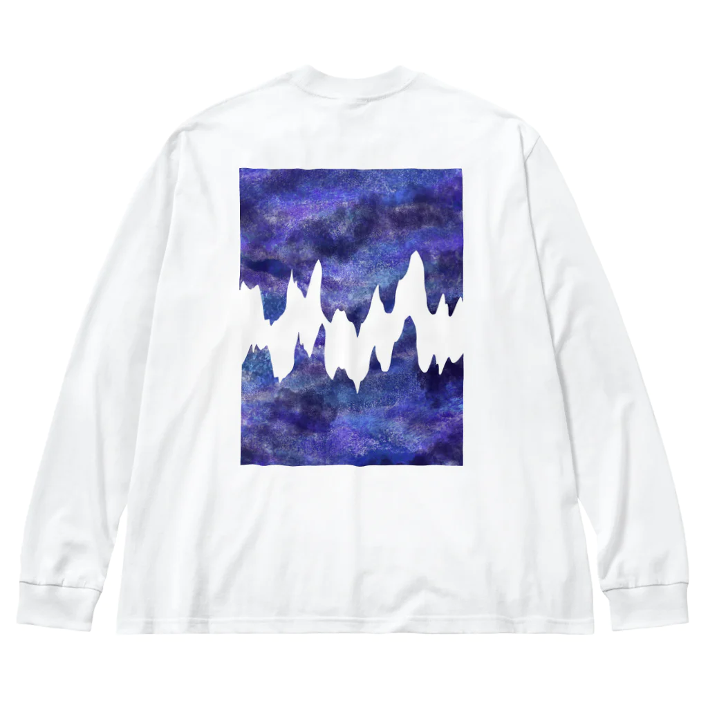 むくむにの青紫イメージ Big Long Sleeve T-Shirt