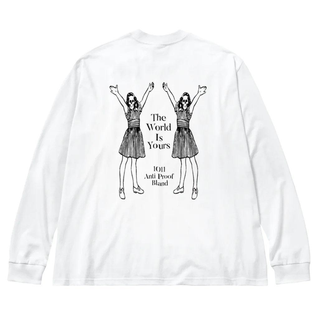 1011 Anti Proof BlandのThe World Is Yours Big Long Sleeve T-Shirt