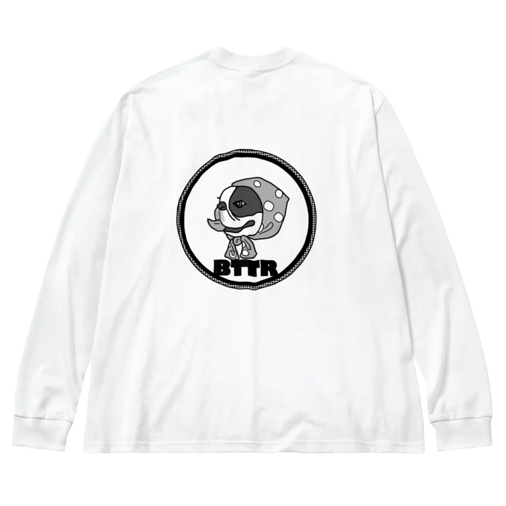 CHITOYAのほっかむりボストンテリア Big Long Sleeve T-Shirt