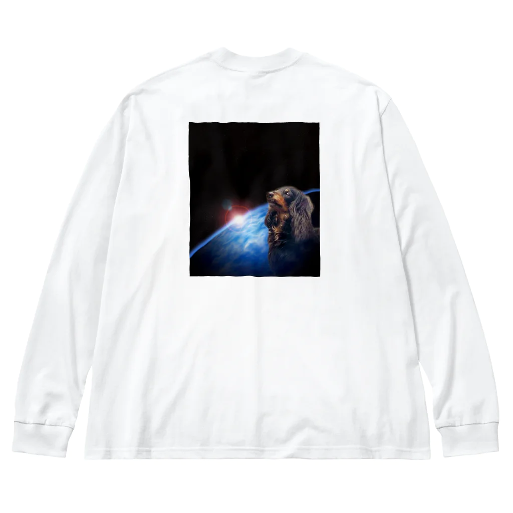 dog_sudaの宇宙ムサシ Big Long Sleeve T-Shirt