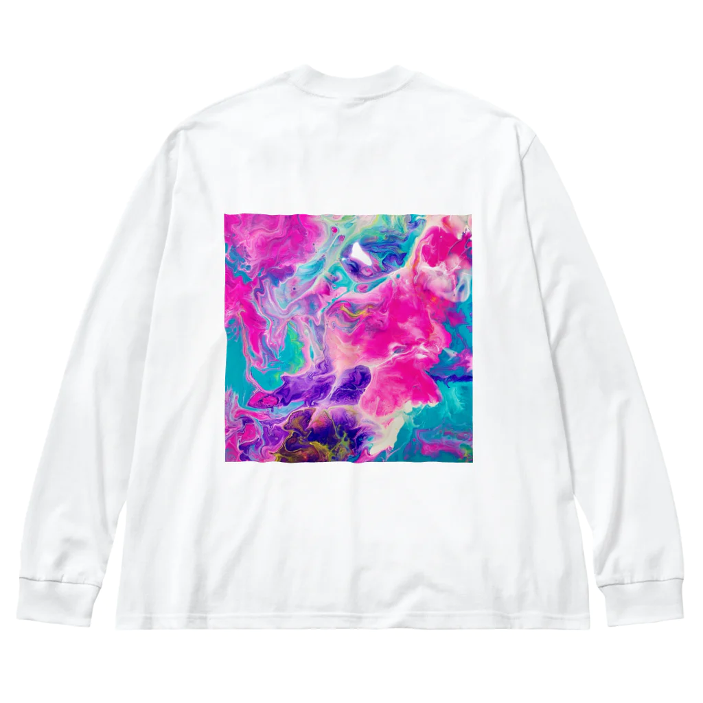 tanaのdrip【飴】 Big Long Sleeve T-Shirt