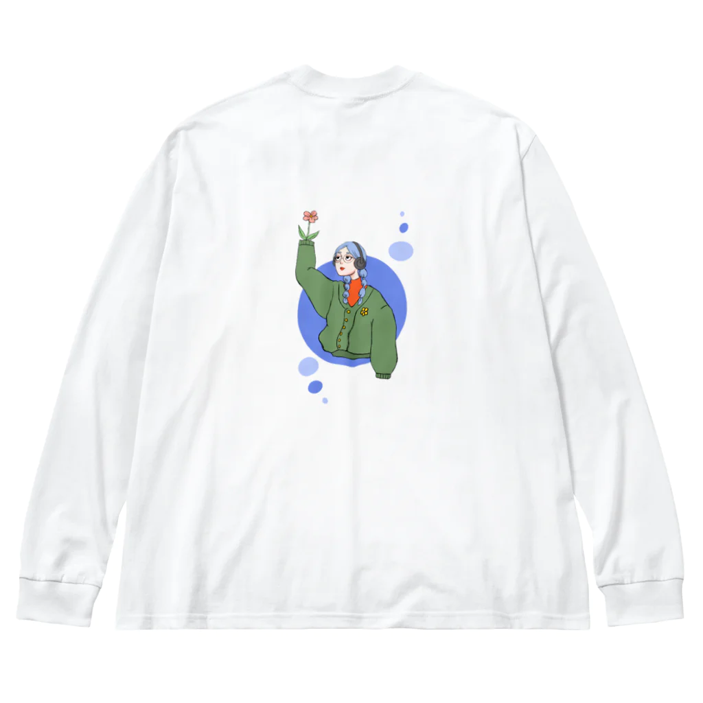  kokeshiのふらわー Big Long Sleeve T-Shirt