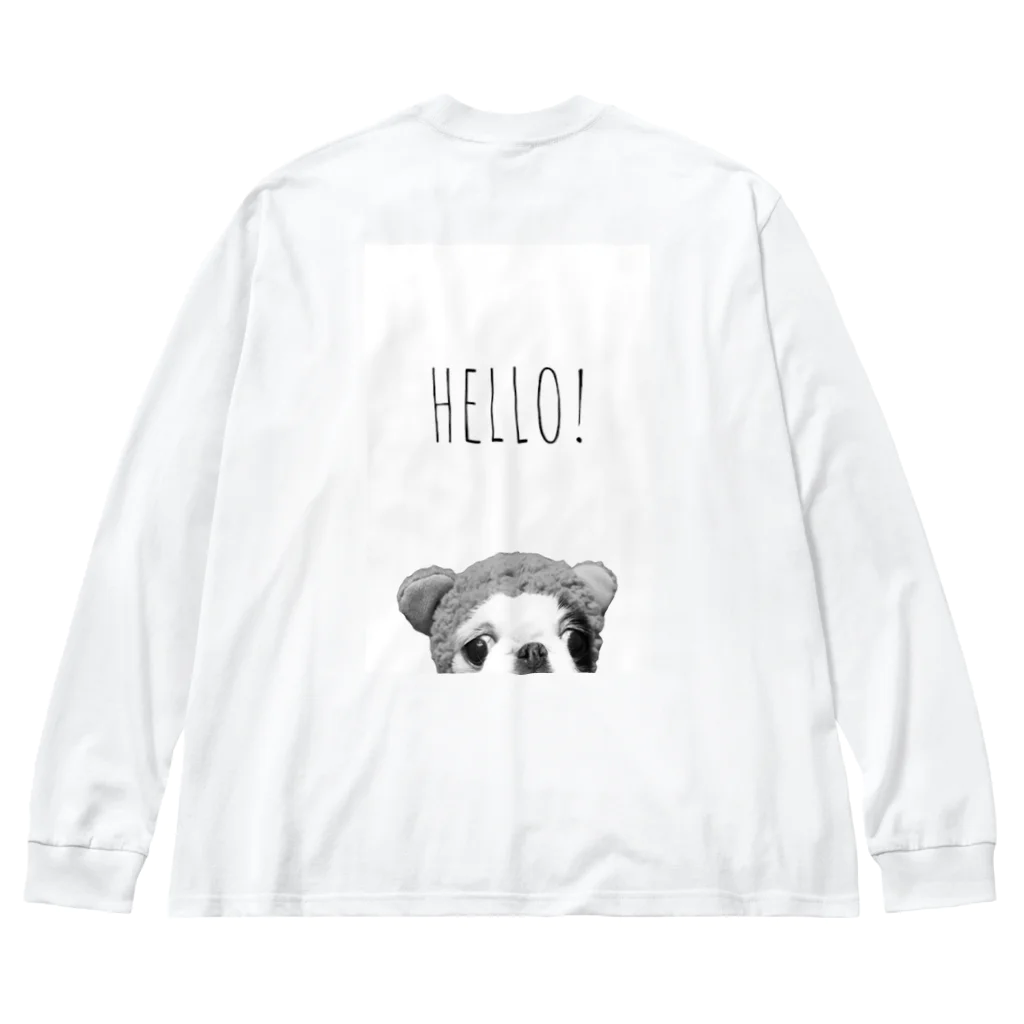 MAISON TSUKUNEのSay HELLO! ビッグシルエットロングスリーブTシャツ