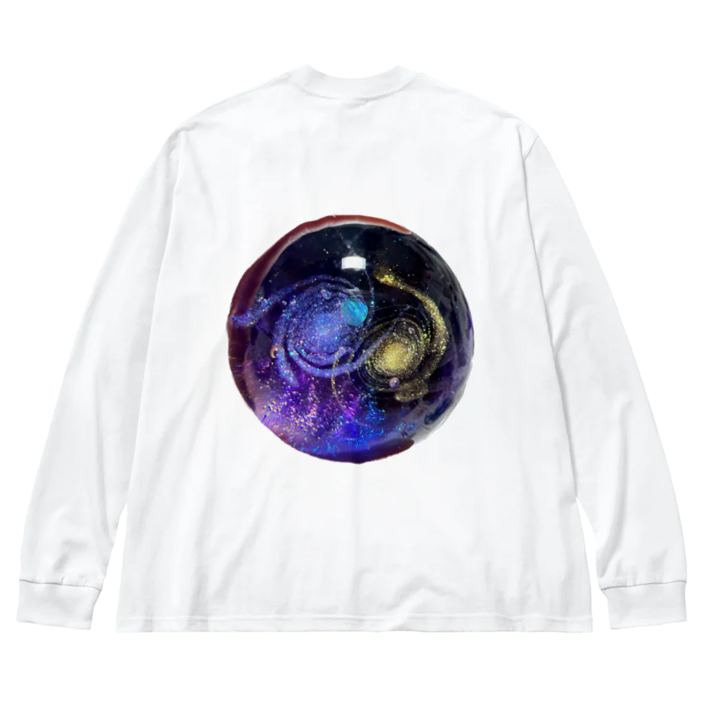 Ripples沖縄レジンアートの宇宙玉レジン Big Long Sleeve T-Shirt