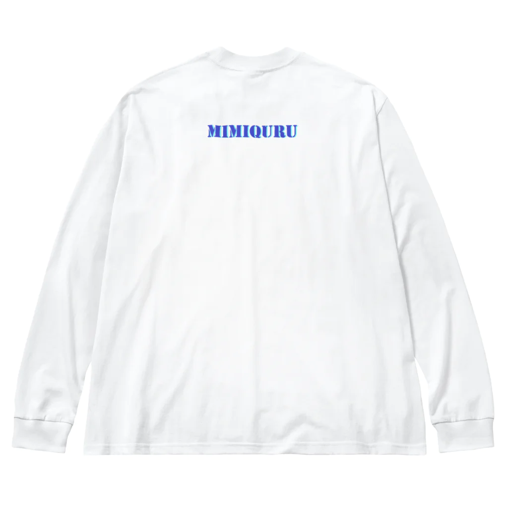  #satisfyingのMIMIQURU　ミミキュル　花束💐 Big Long Sleeve T-Shirt