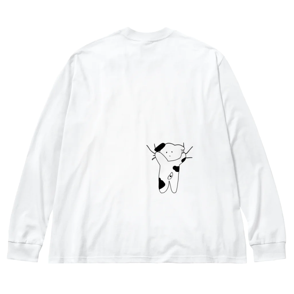 kobutadaのしがみつきあにまる-いぬ Big Long Sleeve T-Shirt