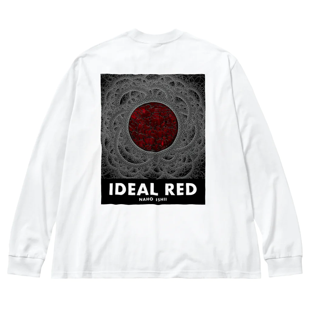 NAHO ISHII / 石井七歩のIDEAL RED Big Long Sleeve T-Shirt