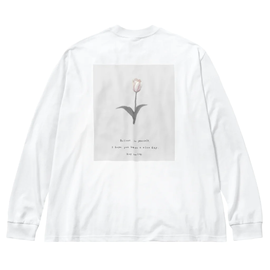 rilybiiのShabby Chic , Tulip . Big Long Sleeve T-Shirt