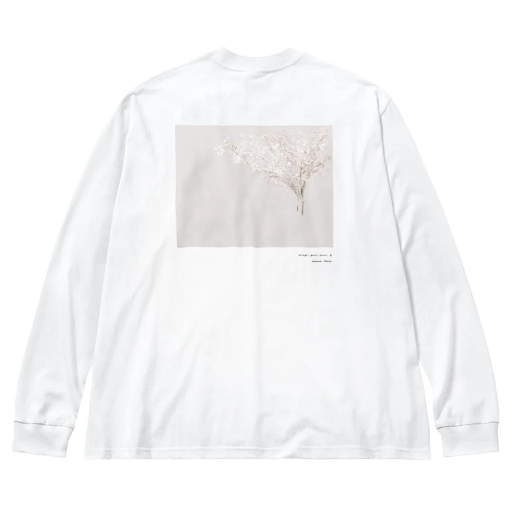 rilybiiの🫖 sakura milk tea . Big Long Sleeve T-Shirt