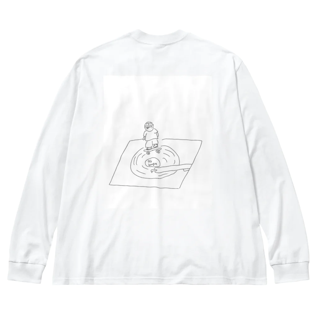 96-wedenesdayのDJboogie ビッグシルエットロングスリーブTシャツ