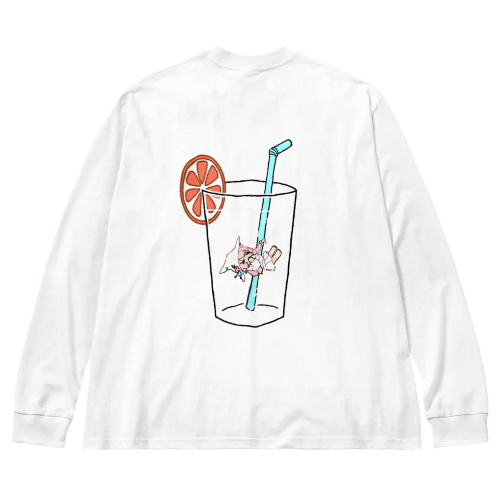 にあのぶくぶくにあちゃん Big Long Sleeve T-Shirt