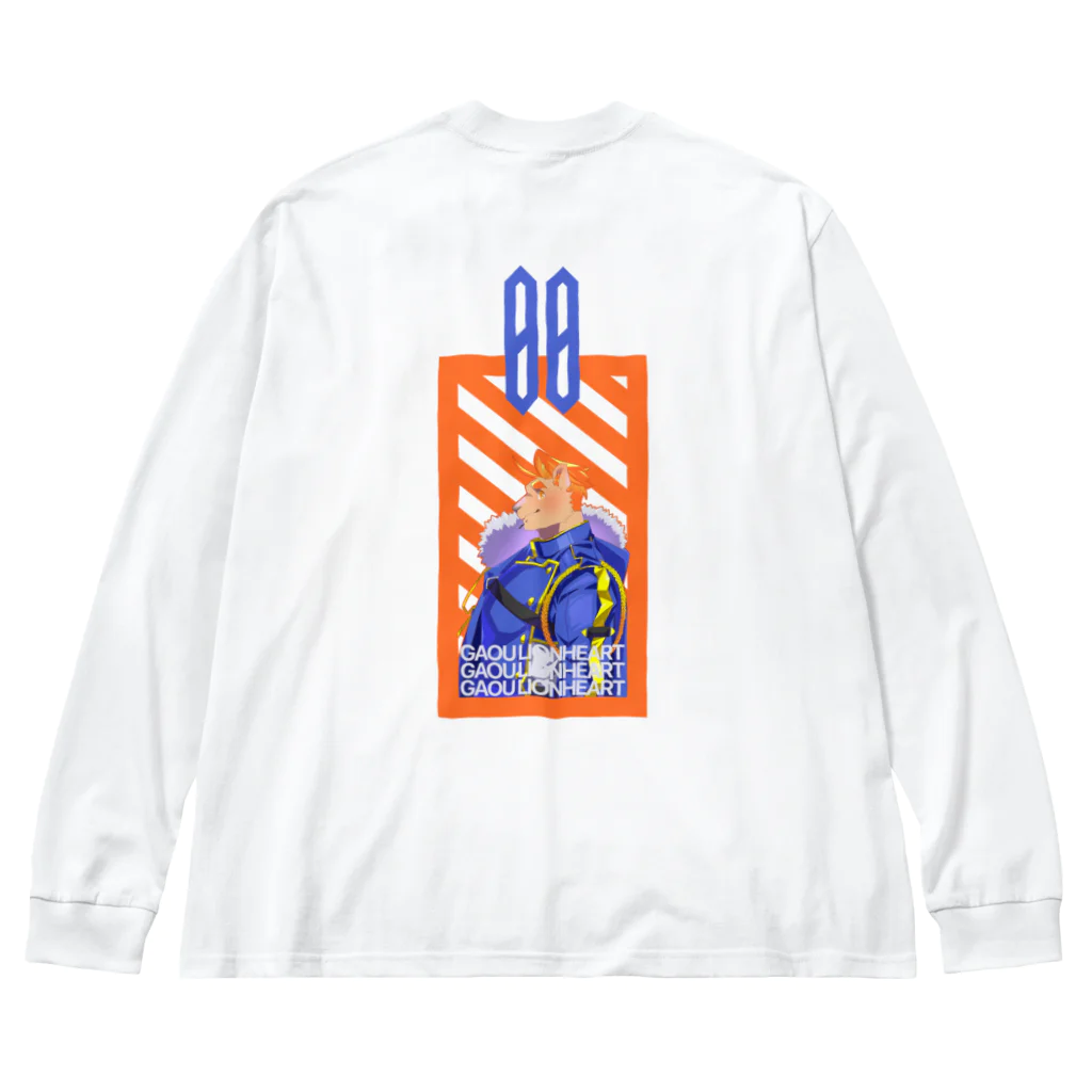 ガオウ ライオンハートのトテモカッコイイ＝ガオウクン Big Long Sleeve T-Shirt