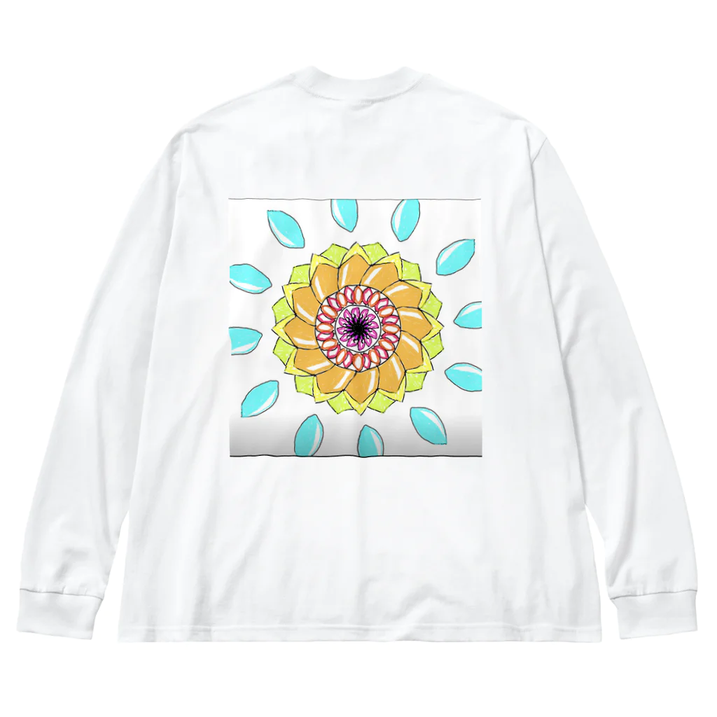 まいかる🔮 何かをチャレンジするときの開運アドバイザーの美味しそうなマンダラ Big Long Sleeve T-Shirt