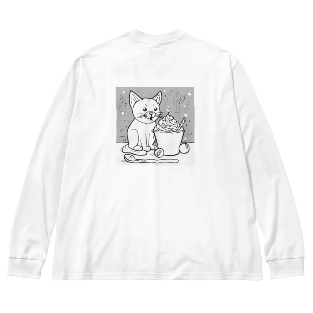 genesis_the_endの待てにゃんこ Big Long Sleeve T-Shirt