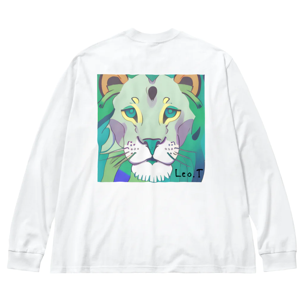 Leo.T Shopのライオンアート　Leo.T ビッグシルエットロングスリーブTシャツ