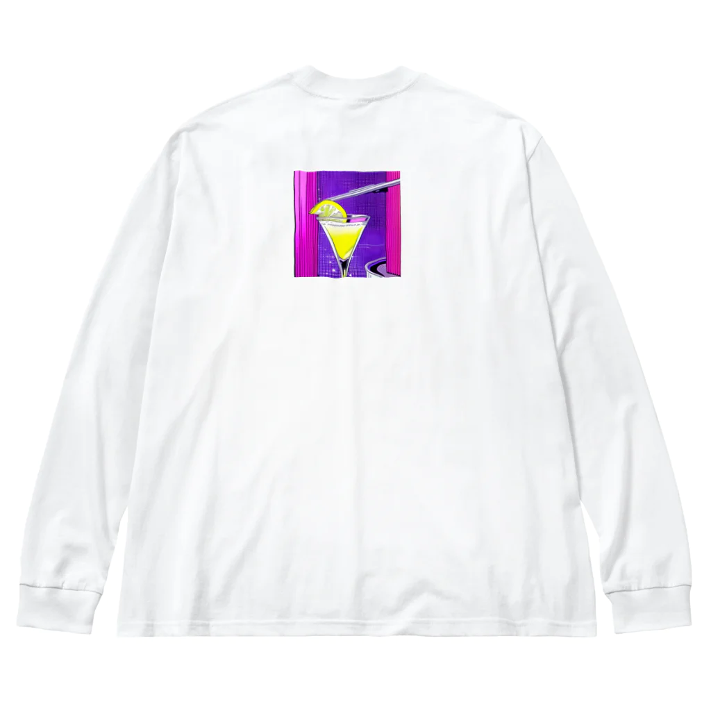 Egao  CreationsのEnjoy カクテル Big Long Sleeve T-Shirt