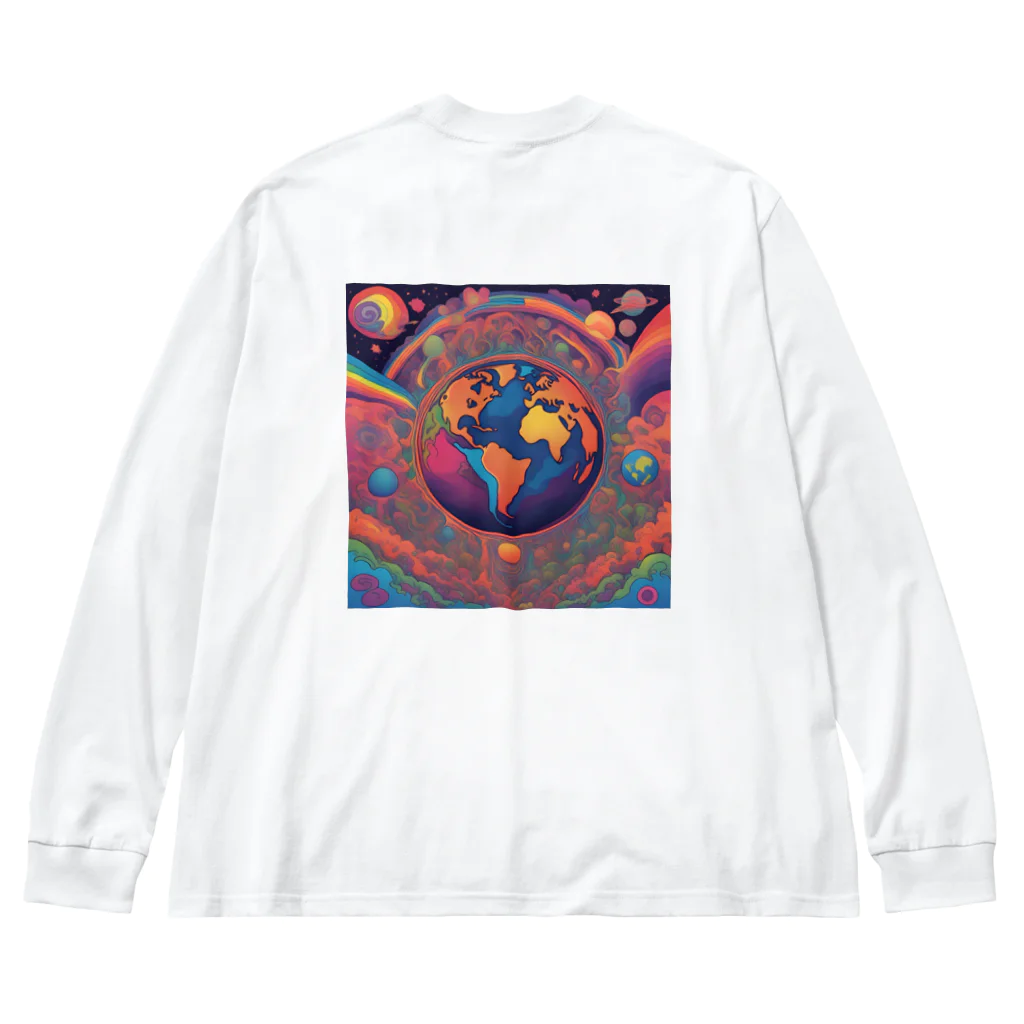 252539のearth1-1 Big Long Sleeve T-Shirt