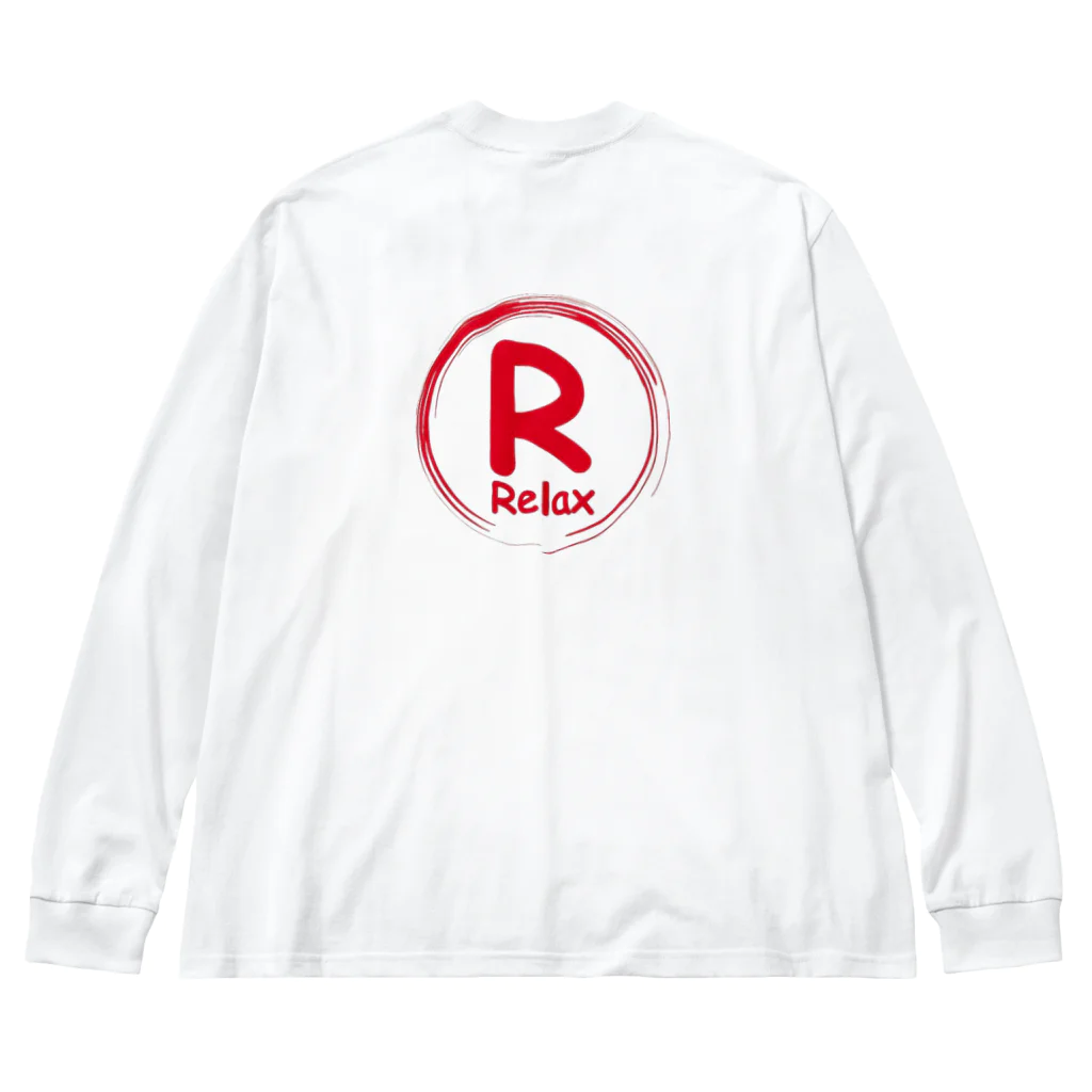 RリラックスのRリラックス　ロゴ ビッグシルエットロングスリーブTシャツ