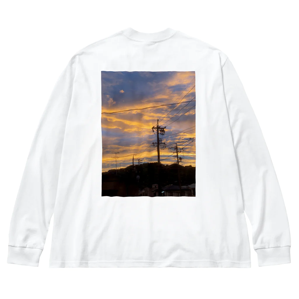 life photo goods shopの夕焼け Big Long Sleeve T-Shirt