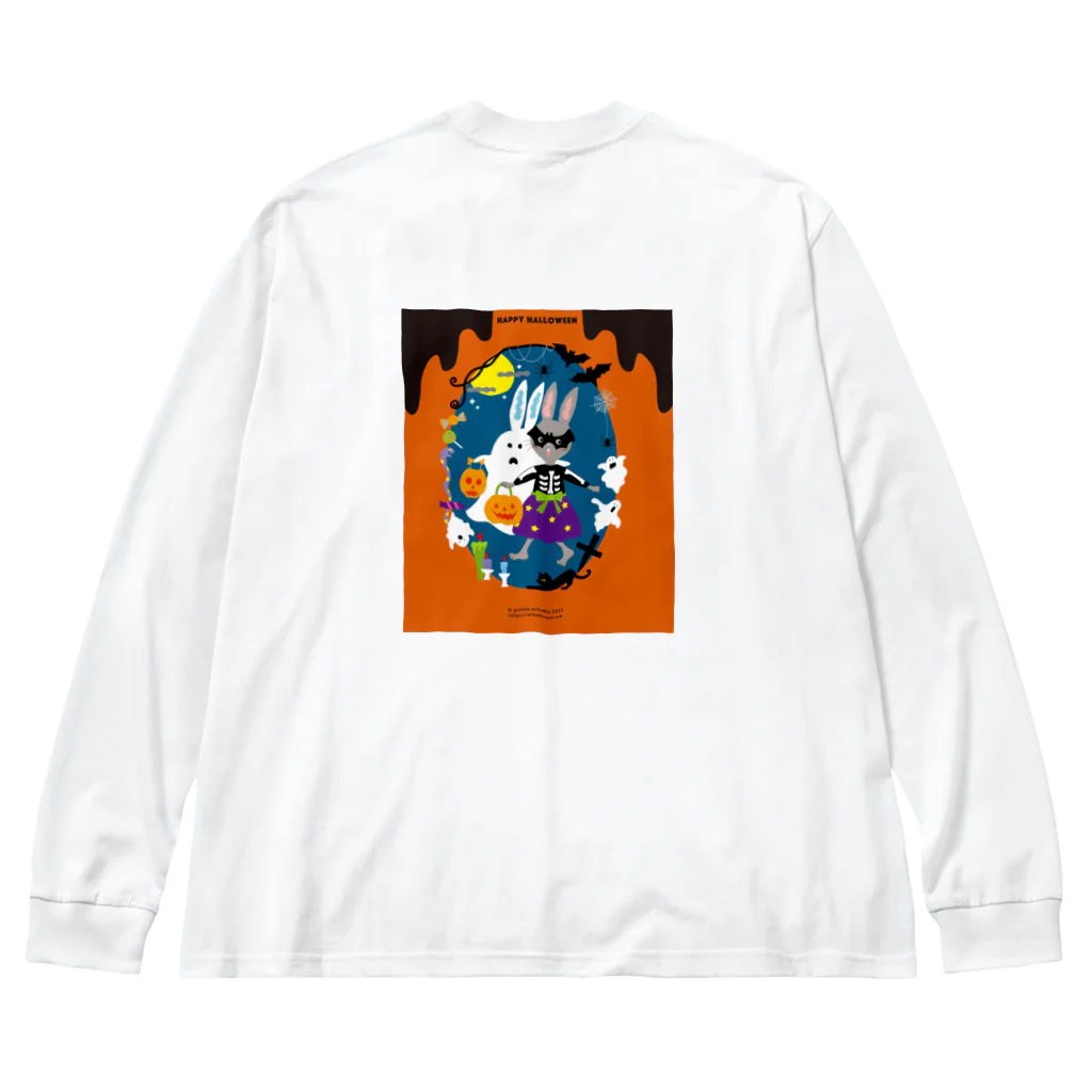 吉田美穂子/イラストレーターのHappy Halloweenロングスリーブ Big Long Sleeve T-Shirt