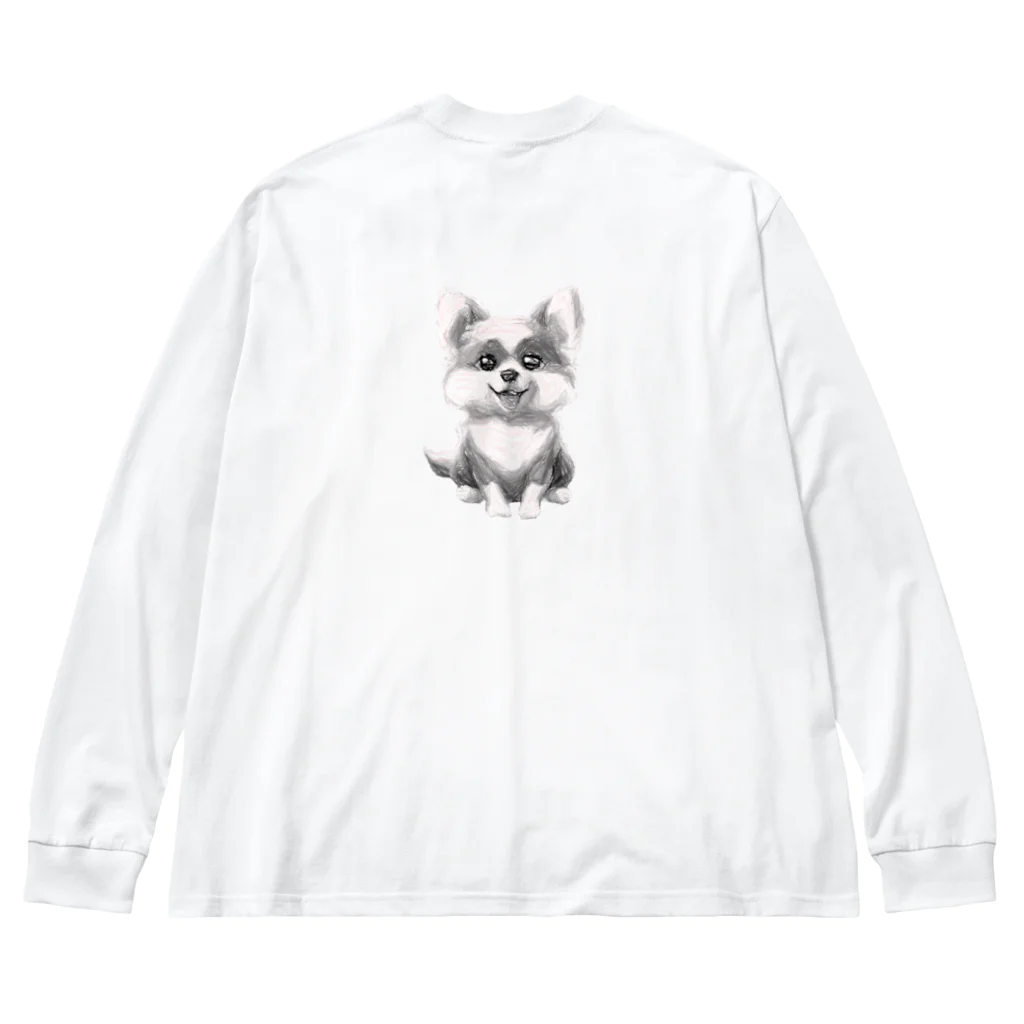 garireoの飼い主を待っている犬 Big Long Sleeve T-Shirt