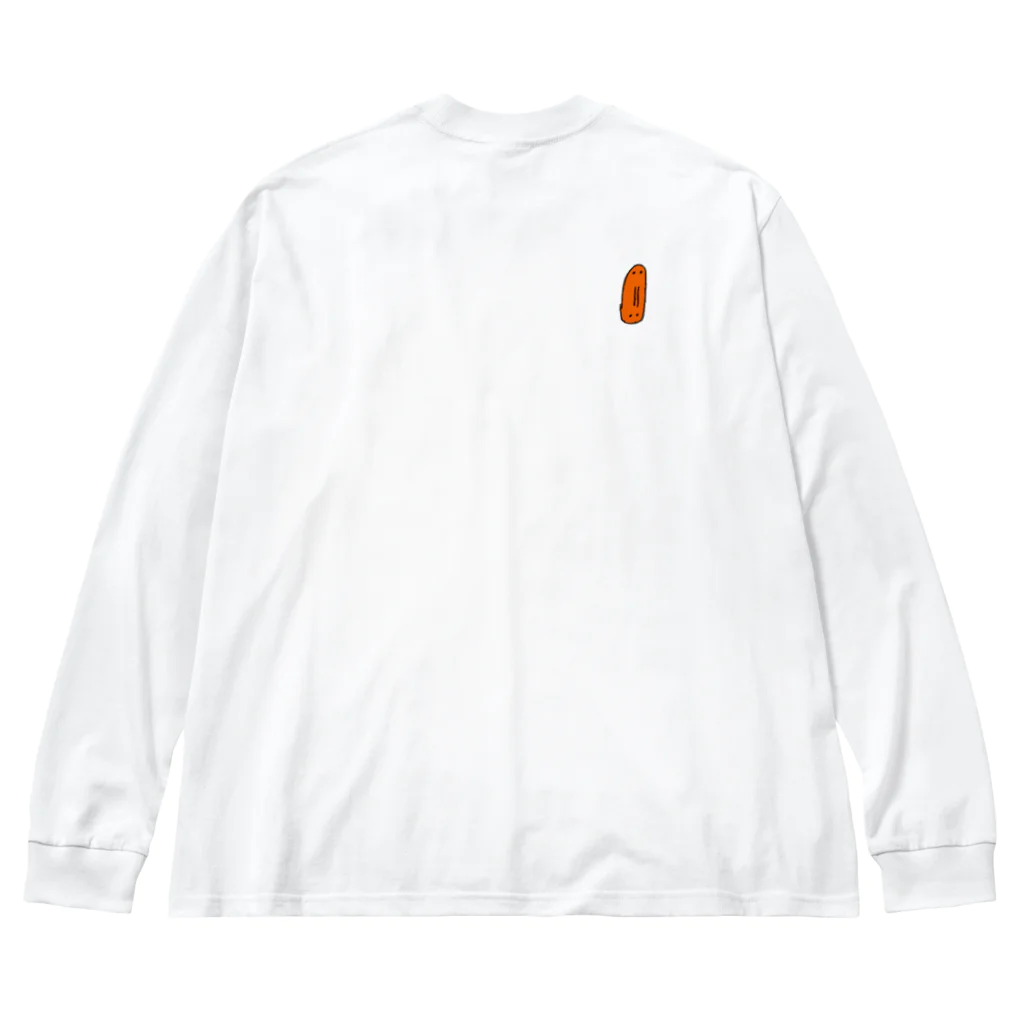 royro_desingの漂着物シリーズ　カエルウキ Big Long Sleeve T-Shirt