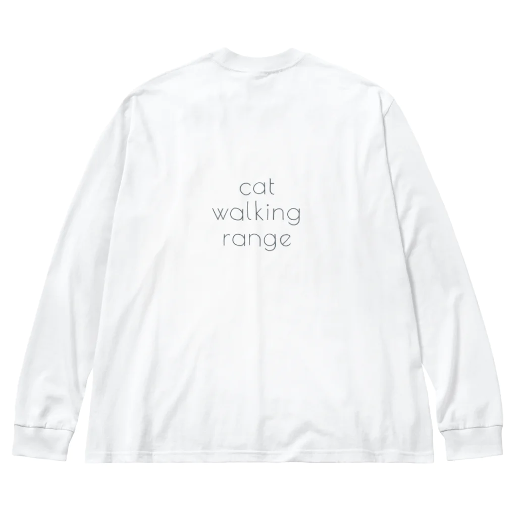 ZIKITO-raのCat Walking Range  Big Long Sleeve T-Shirt