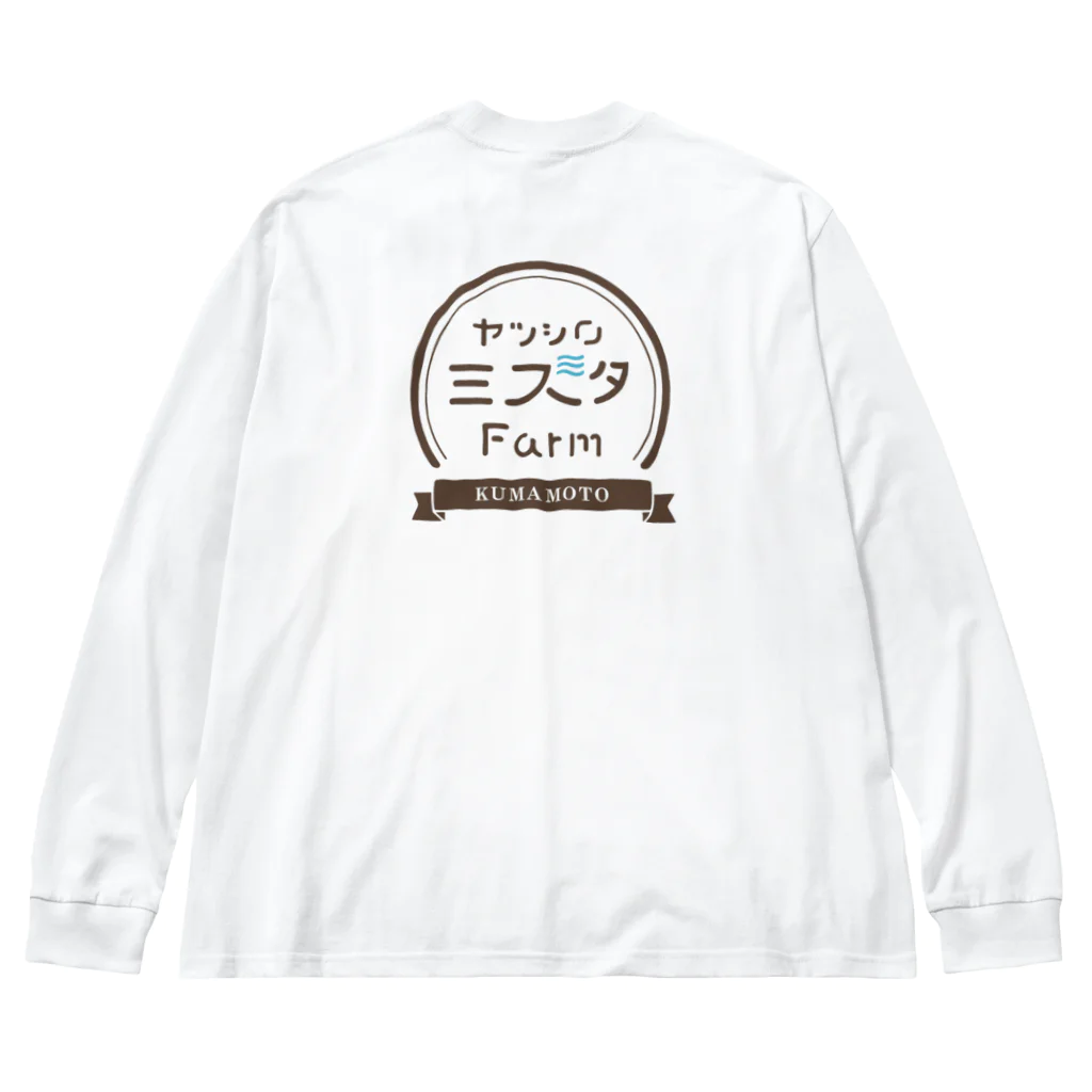 ヤツシロミズタファームのヤツシロミズタFarm ビッグシルエットロングスリーブTシャツ