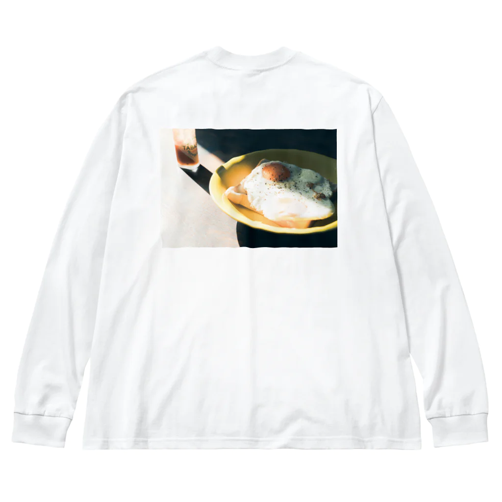 seizanのegg & bread ビッグシルエットロングスリーブTシャツ