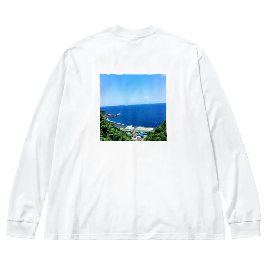 ゴマサバの大久保浜 ビッグシルエットロングスリーブTシャツ
