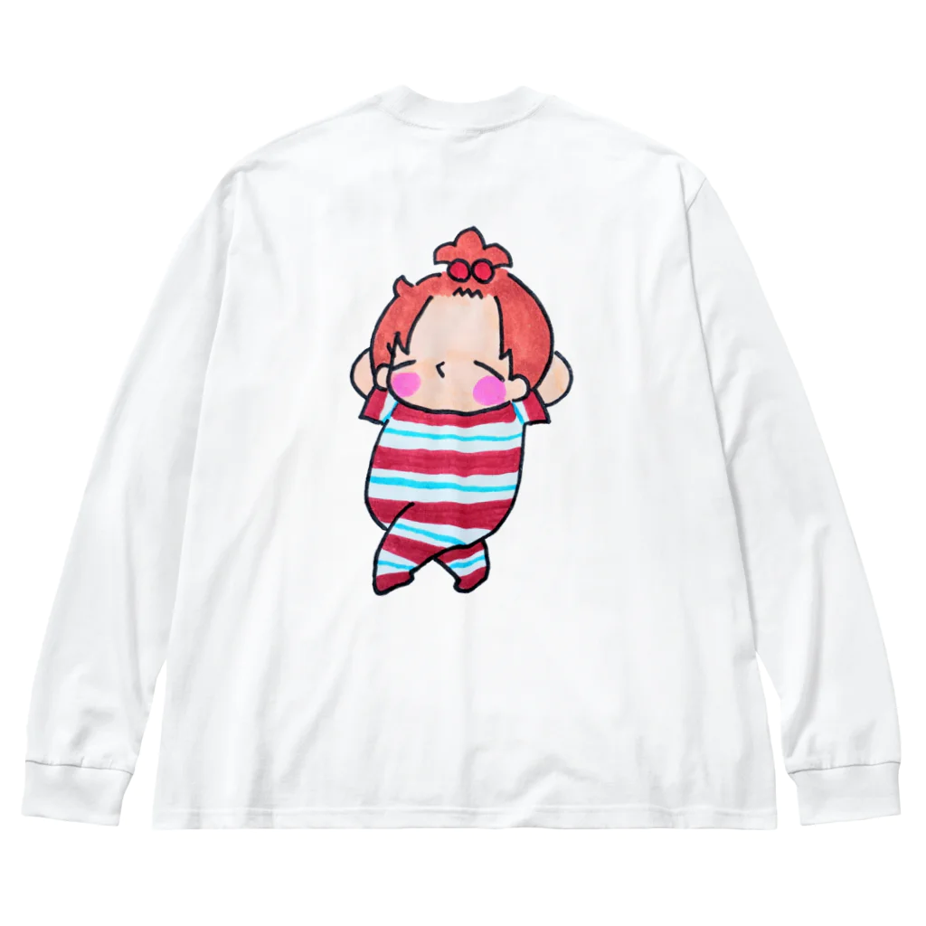 ぽこすけのぽことこ Big Long Sleeve T-Shirt