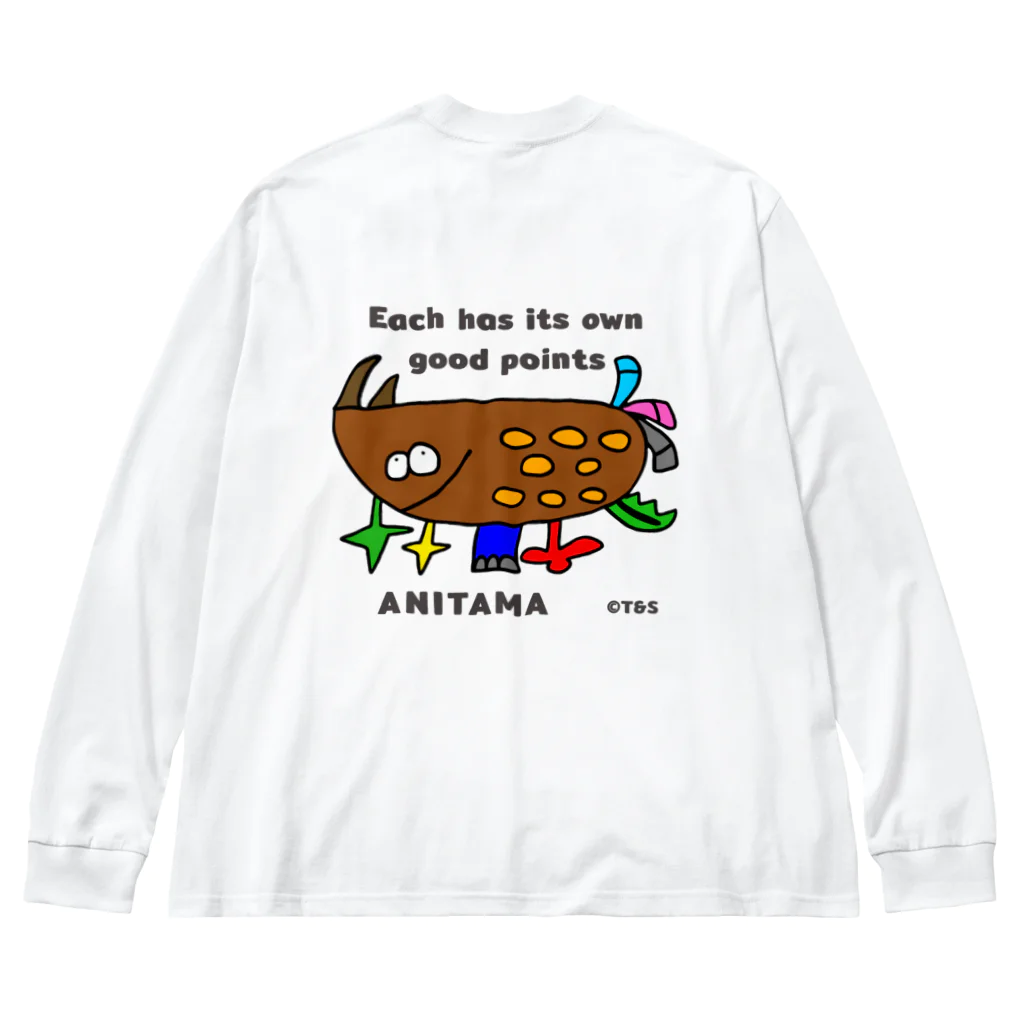 T&S.TWINS.ART.SHOPのANITAMA〜あにたま ビッグシルエットロングスリーブTシャツ