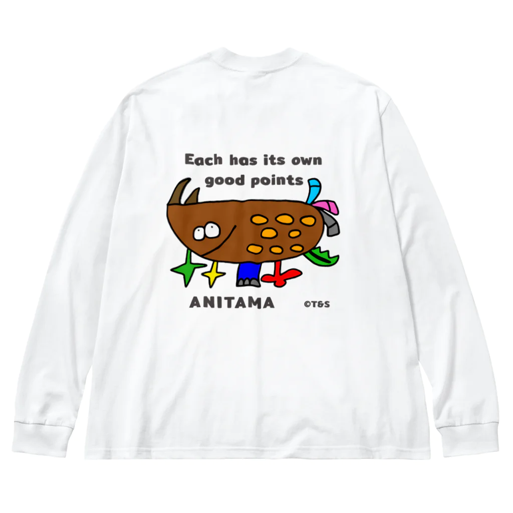 T&S.TWINS.ART.SHOPのANITAMA〜あにたま Big Long Sleeve T-Shirt