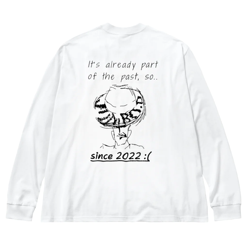 sitappaのsitappa :( ビッグシルエットロングスリーブTシャツ