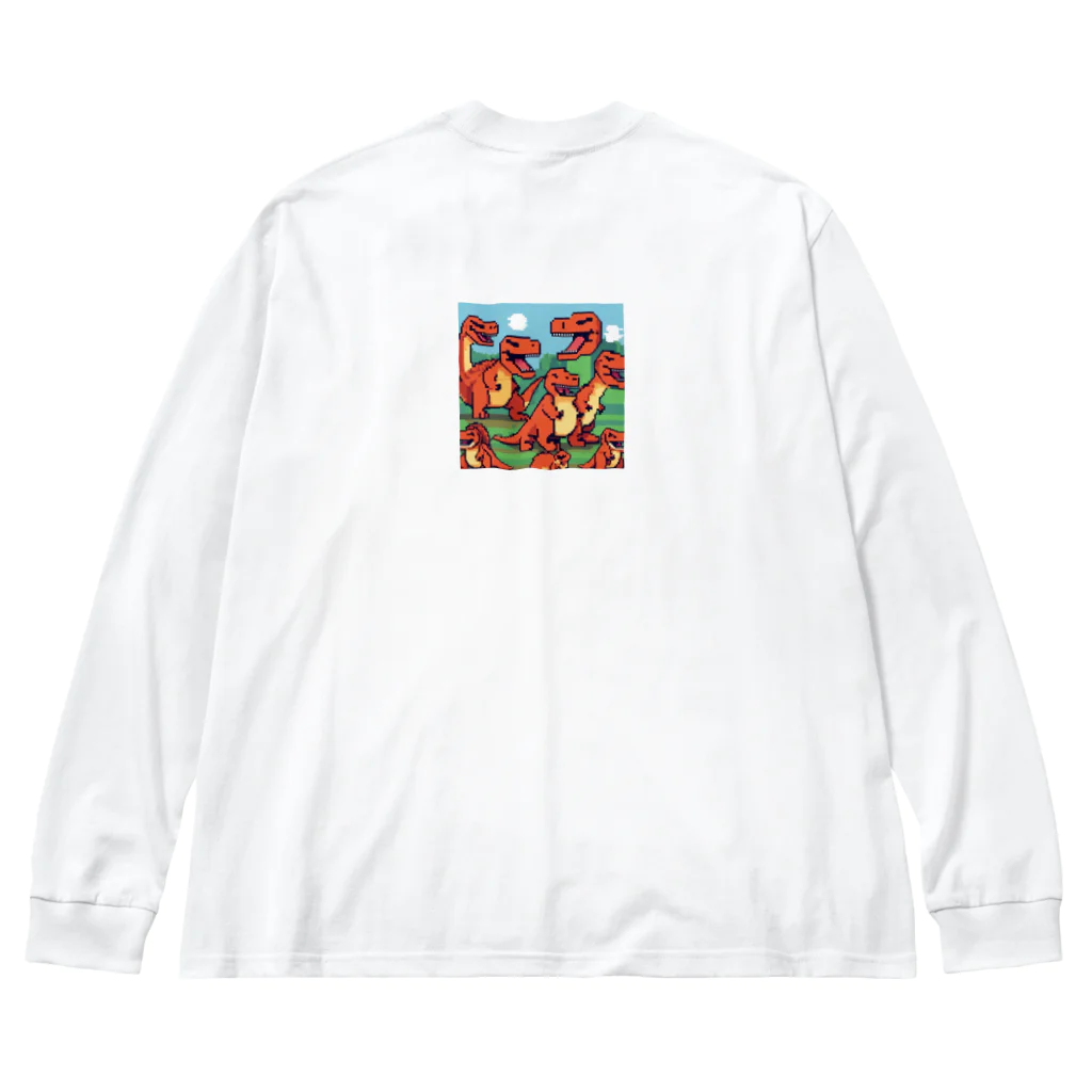 jj2424のティラノサウルス5 Big Long Sleeve T-Shirt