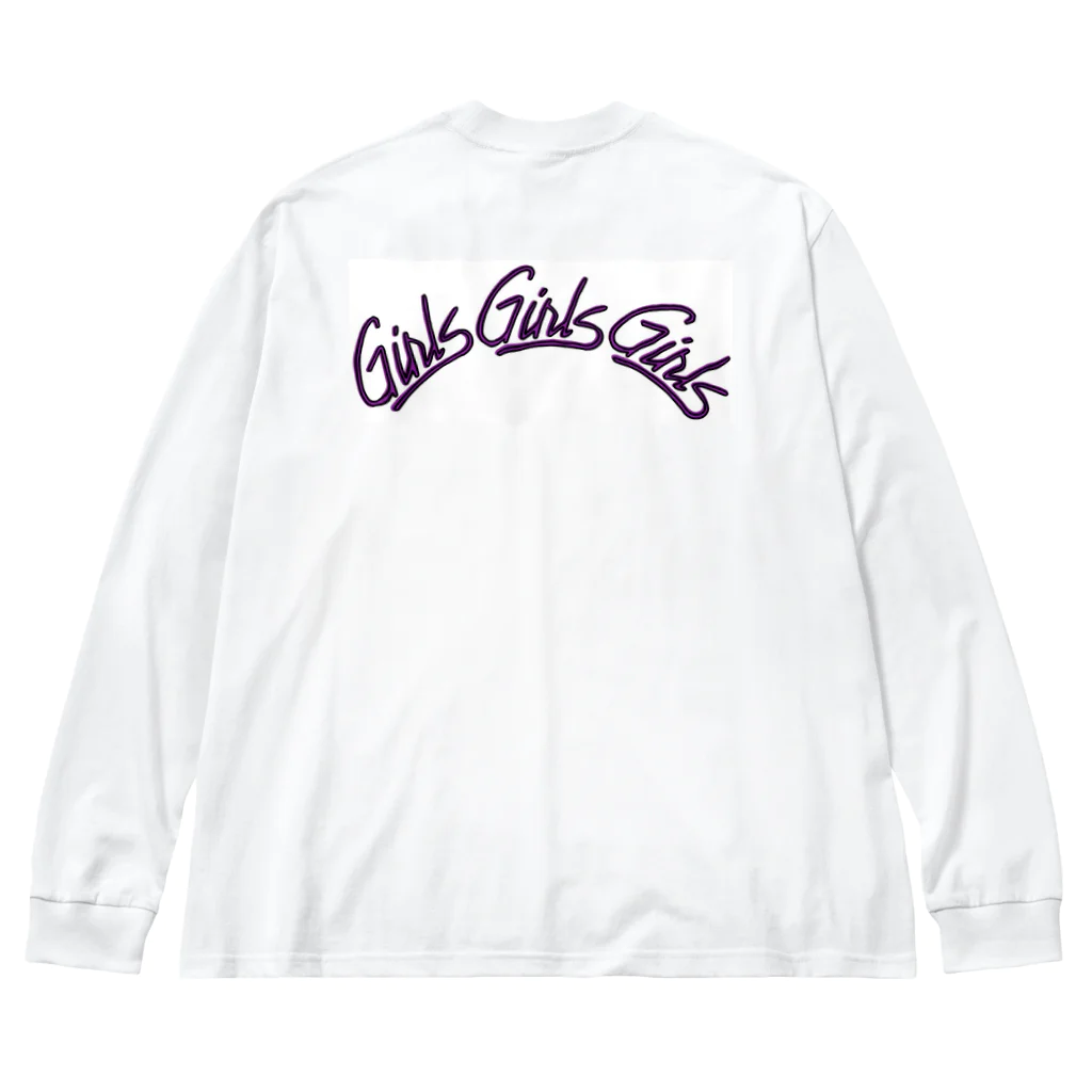 girlsgirlsgirlsのGirls Girls Girls N°01 type-B ビッグシルエットロングスリーブTシャツ