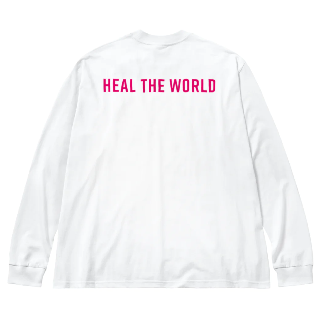 GreenCrystalのHeal the world ビッグシルエットロングスリーブTシャツ