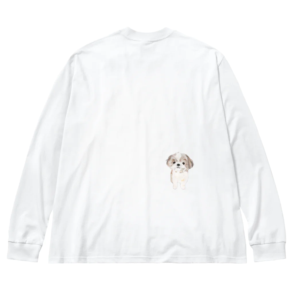 hanapecha_wannyanのシーズーちゃんおすましポーズ Big Long Sleeve T-Shirt