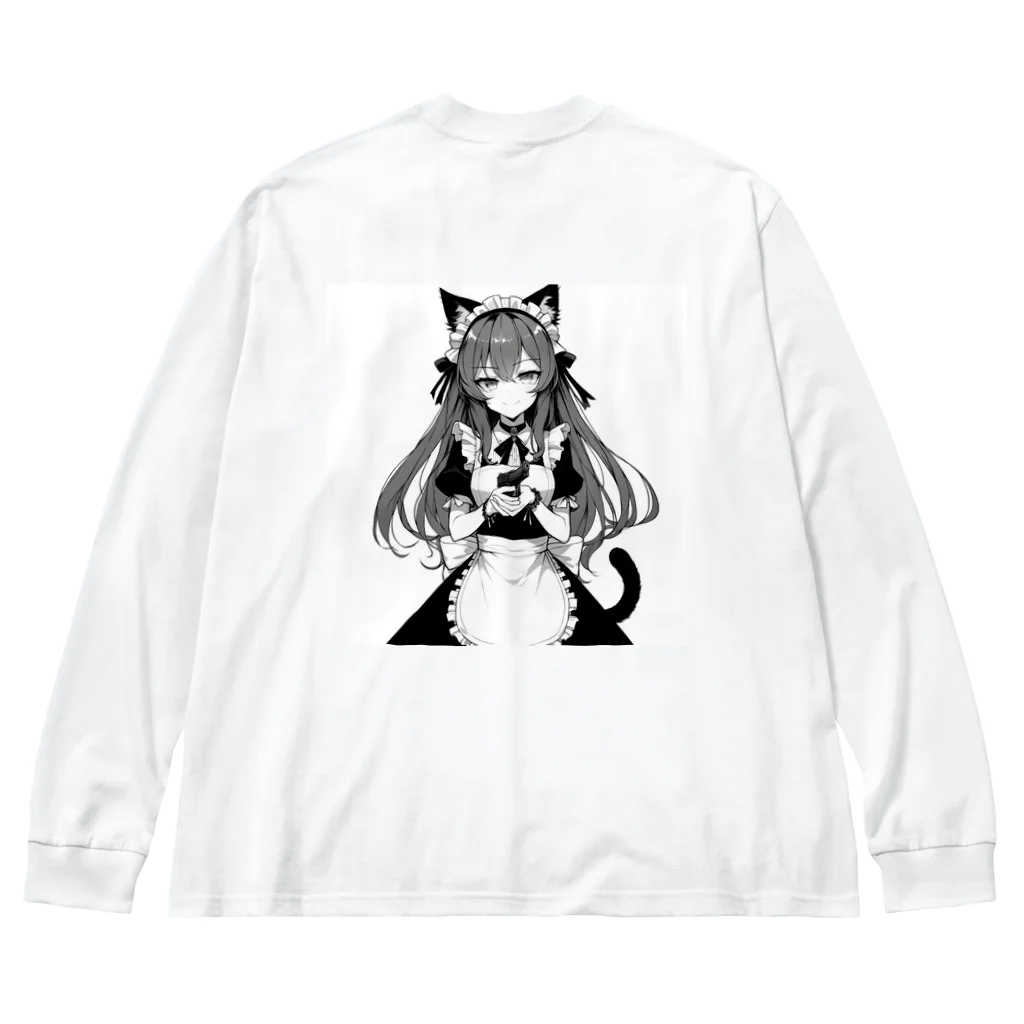 cray299の闘う猫メイド（ハンドガン） Big Long Sleeve T-Shirt