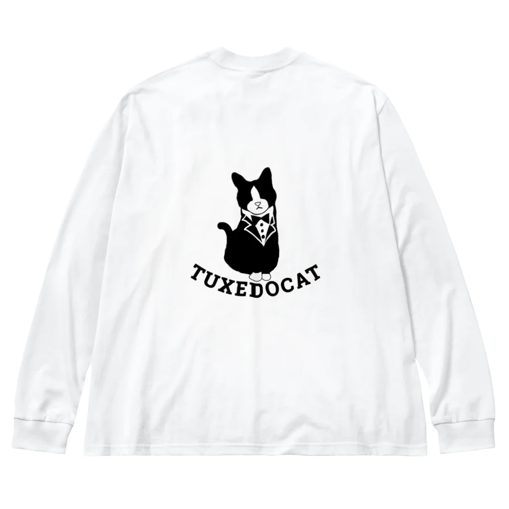 ひこいちショップのタキシードキャット Big Long Sleeve T-Shirt