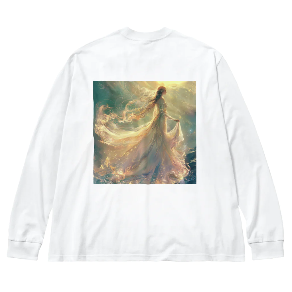 AQUAMETAVERSEの光の国からやってきたお姫様 アメジスト 2846 Big Long Sleeve T-Shirt