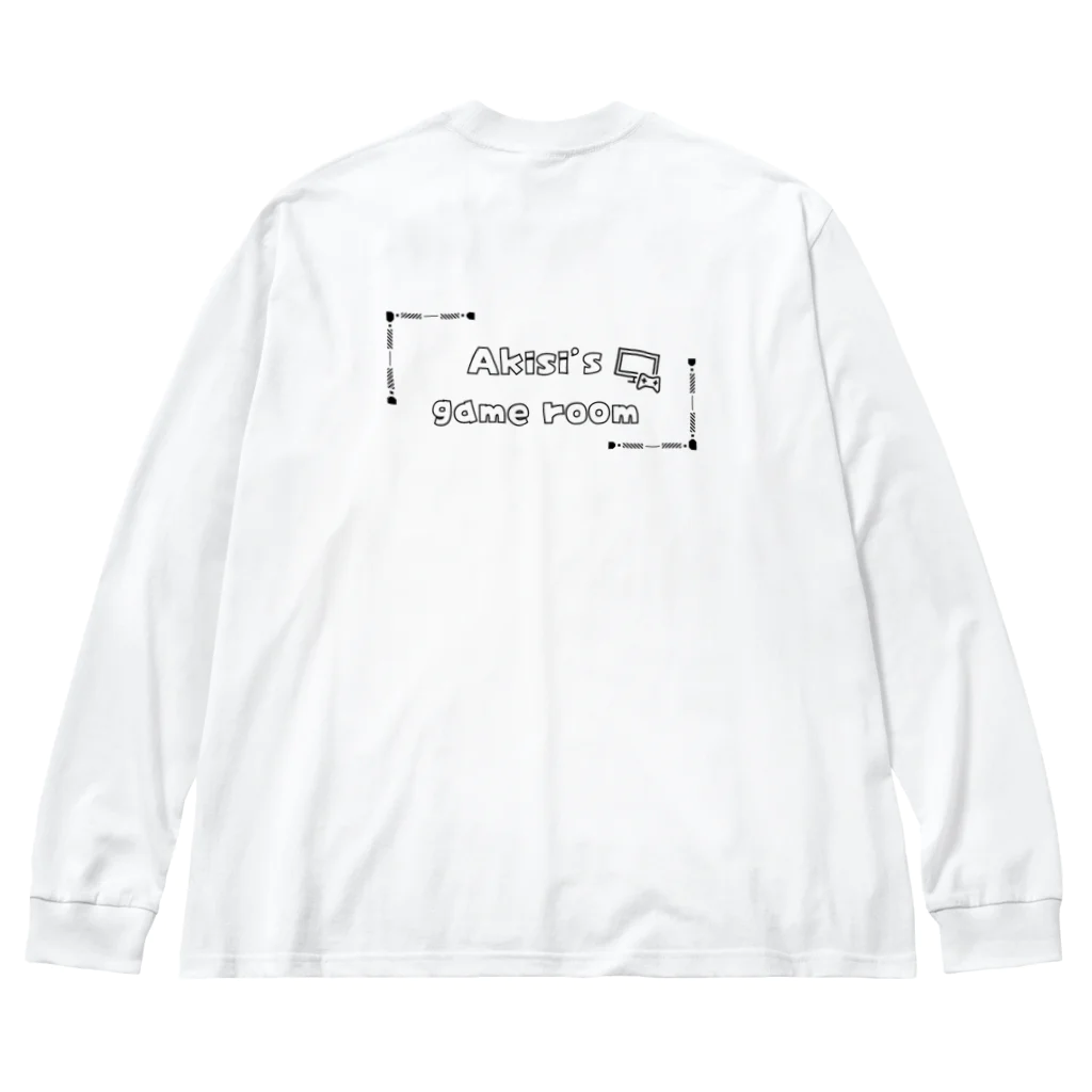 アキシのゲーム部屋 公式ショップのAKISI's game room　ビックシルエットロングスリーブTシャツ Big Long Sleeve T-Shirt