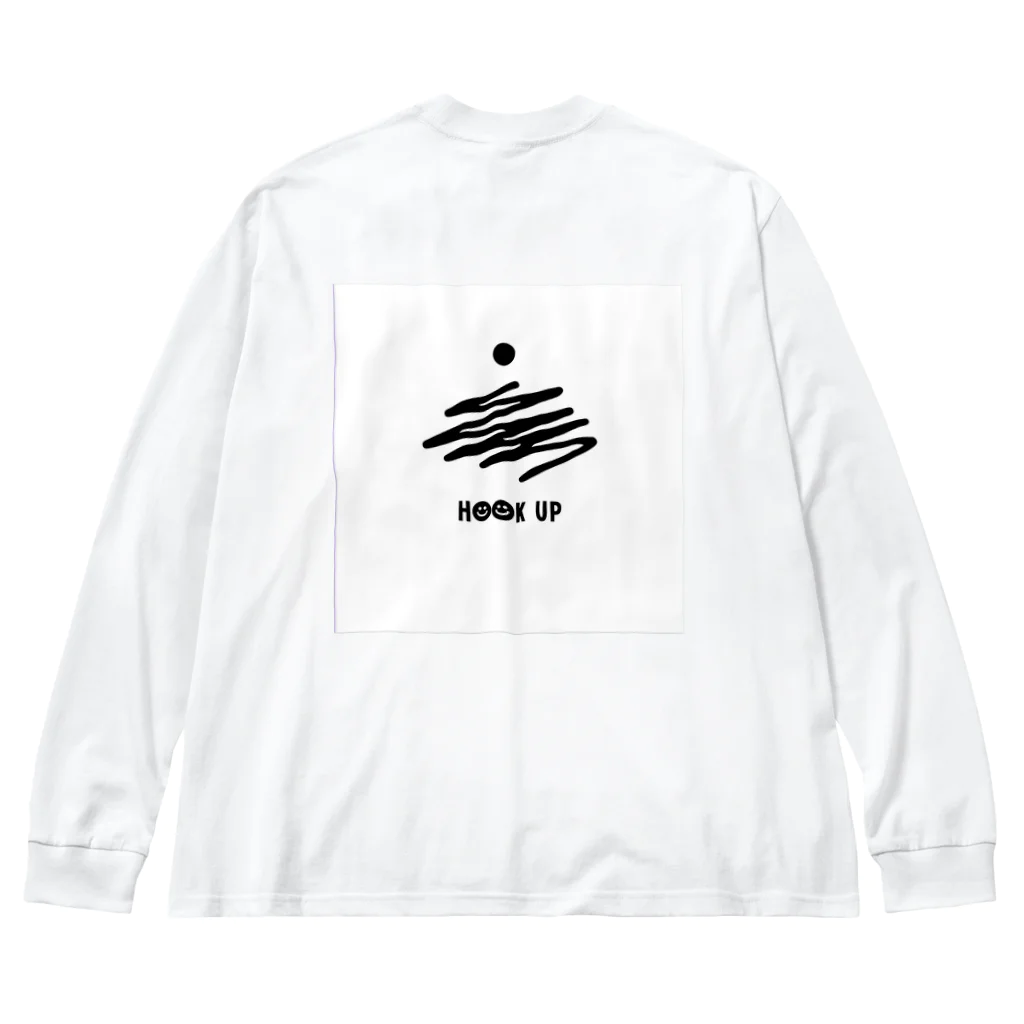 HOOK UPのH☻☻K UP ビッグシルエットロングスリーブTシャツ