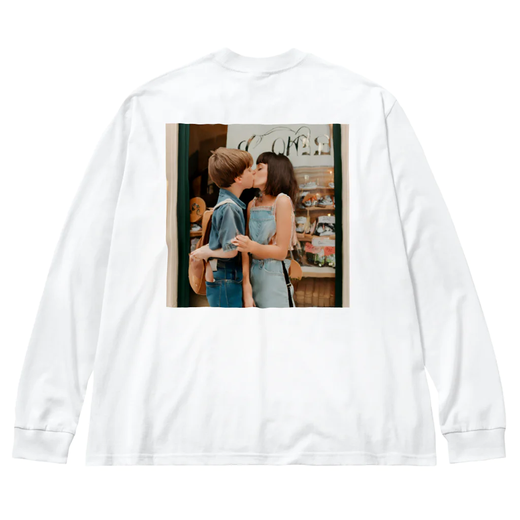 nonsakiのファーストキス ビッグシルエットロングスリーブTシャツ