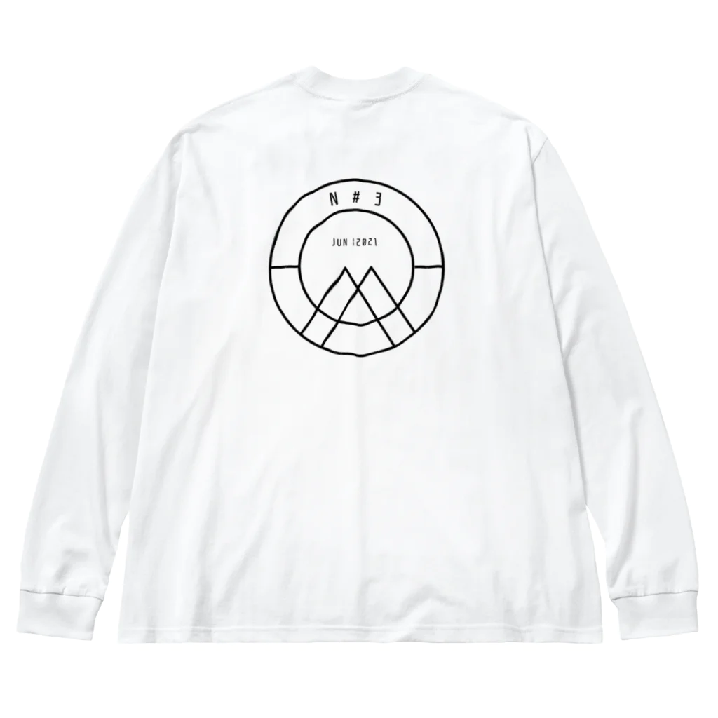 MzzzzzのN#3 裏丸 Big Long Sleeve T-Shirt