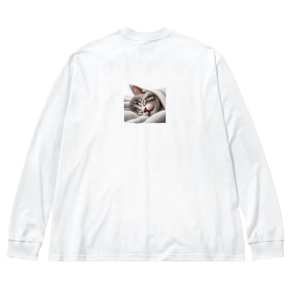 kangekiのお昼寝にゃんこNo.4 Big Long Sleeve T-Shirt