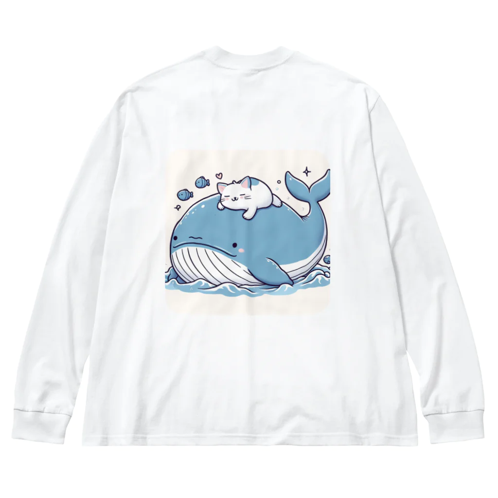 ニャーちゃんショップの眠りネコ Big Long Sleeve T-Shirt