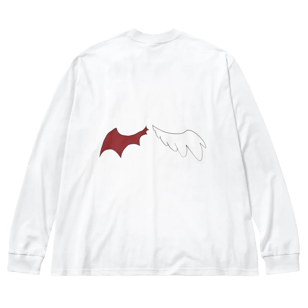 うさぎ喫茶店の天使うさぎと悪魔くま Big Long Sleeve T-Shirt