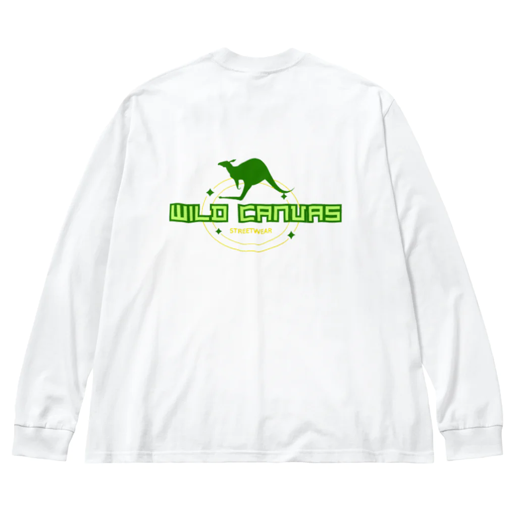 HorizonHuesのワイルドキャンバスフォレスト Big Long Sleeve T-Shirt